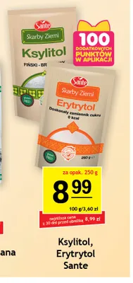Erytrytol Sante Skarby Ziemi promocja w Gram Market
