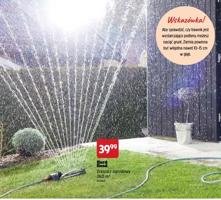Zraszacz ogrodowy Hard Head 260 m² promocja w Jula