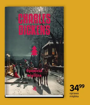 Książka Charles Dickens Opowieść wigilijna oprawa miękka W.A.B. promocja w Empik