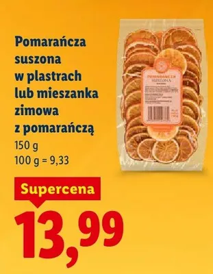 Mieszanka zimowa z pomarańczą promocja w Lidl