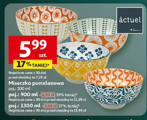 Miseczka porcelanowa promocja w Auchan