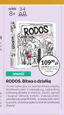 Gra planszowa Rodos. Bitwa o działkę Egmont promocja w Empik