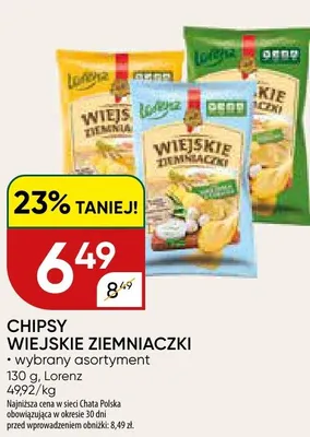 Chipsy Wiejskie Ziemniaczki promocja w Chata Polska