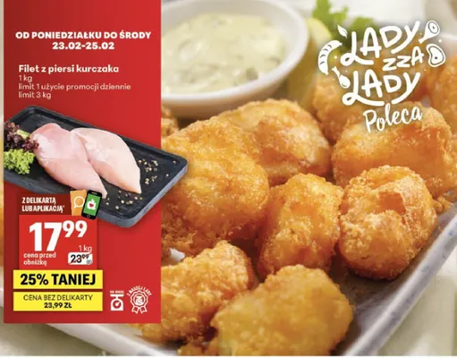 Filet z piersi kurczaka promocja w Delikatesy Centrum