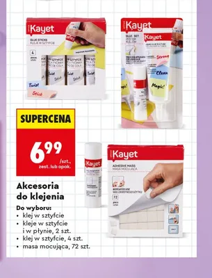Klej w sztyfcie Kayet promocja w Biedronka