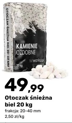 Otoczak śnieżna biel promocja w Bricomarche