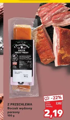 Boczek wędzony parzony Z Przechlewa promocja w Kaufland