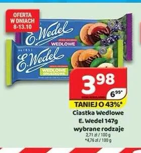 Ciastka Wedlowe gruszkowe E.Wedel E. Wedel promocja w Delfin
