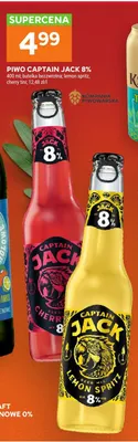 Piwo Captain Jack Lemon Spritz 8% promocja w Stokrotka