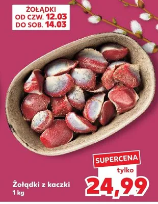 Żołądki z kaczki promocja w Kaufland
