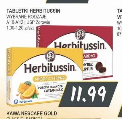 Tabletki Herbitussin gardło promocja w Słoneczko