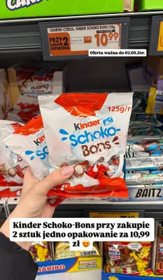 Cukierki czekoladowe Schoko-Bons promocja w Biedronka