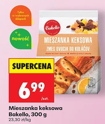 Mieszanka keksowa zmes ovocia do koláčov promocja w Biedronka
