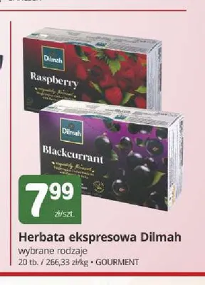 Herbata ekspresowa Dilmah Blackcurrant promocja w Marketvita