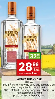 Wódka Hlibny Dar promocja w Twój Market