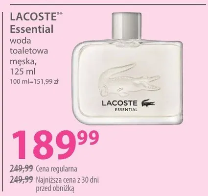 Woda toaletowa męska Essential promocja w Hebe