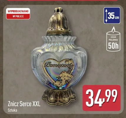 Znicz Serce Xxl promocja w Aldi