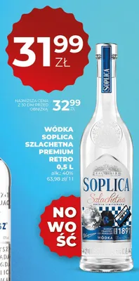 Wódka Soplica Szlachetna Premium Retro promocja w Duży Ben