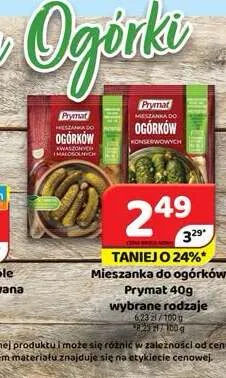 Mieszanka do ogórków konserwowych Prymat promocja w Delfin