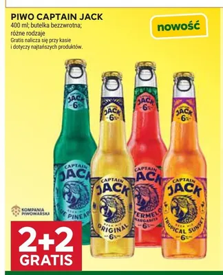 Piwo Captain Jack Original promocja w Stokrotka