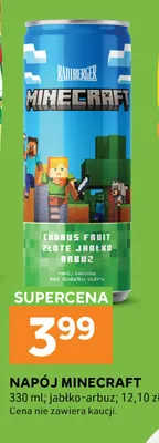 Napój Minecraft jabłko-arbuz Radlberger promocja w Stokrotka