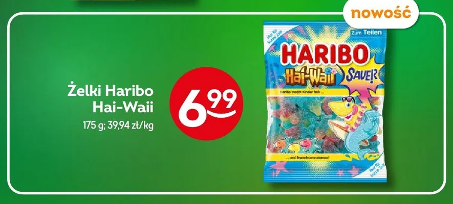 Żelki Haribo Hai-Waii promocja w Żabka