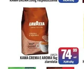 Kawa ziarnista Crema e Aroma Lavazza promocja w Tomi Markt