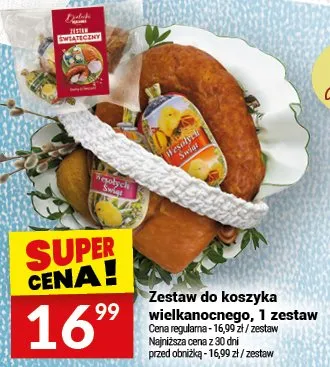 Zestaw do koszyka wielkanocnego, 1 zestaw promocja w Twój Market