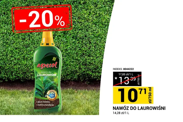 Nawóz do laurowiśni promocja w Merkury Market