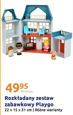 Rozkładany zestaw zabawkowy Playgo promocja w Action