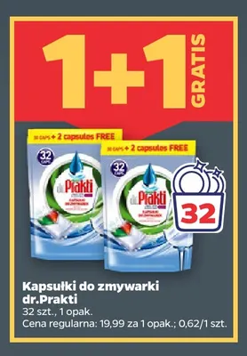 Kapsułki do zmywarki dr.Prakti promocja w Netto