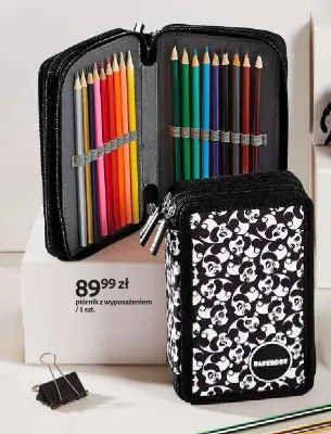 Piórnik z wyposażeniem Paperdot Panda Style promocja w Empik