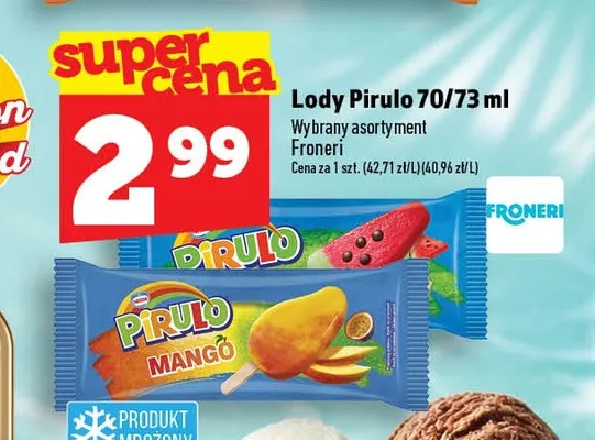 Lody Pirulo promocja w TOPAZ