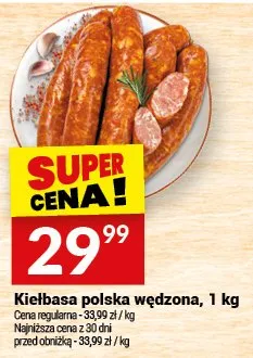 Kiełbasa polska wędzona promocja w Twój Market