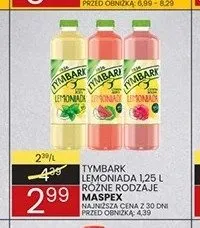 Lemoniada Tymbark 1,25l promocja w Wafelek