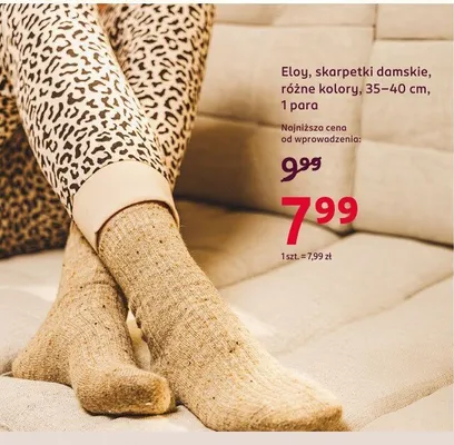 Skarpetki damskie promocja w Rossmann