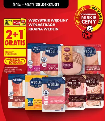 Boczek parzony wędzon Kraina Wędlin promocja w Biedronka