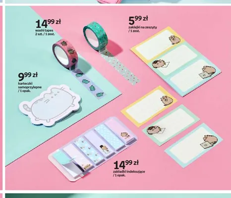 Karteczki samoprzylepne Pusheen promocja w Empik