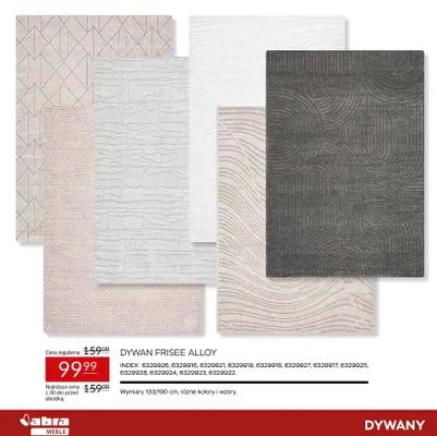 Dywan Frisee Alloy promocja w Abra Meble