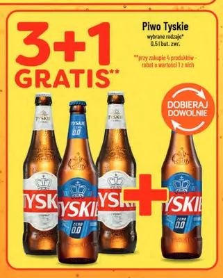 Piwo bezalkoholowe Tyskie promocja w POLOmarket