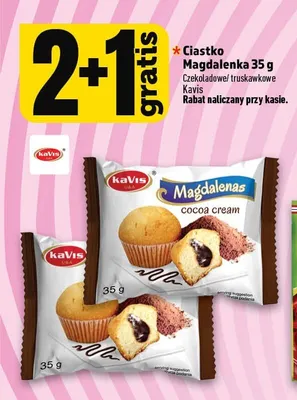 Ciastko Magdalenka czekoladowe Kavis promocja w TOPAZ