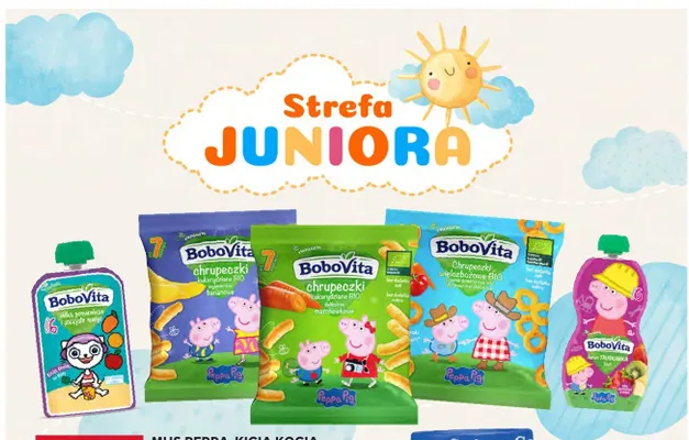 Chrupeczki Peppa Kicia Kocia BoboVita promocja w Stokrotka