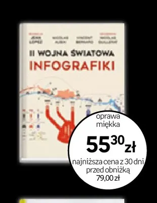 Książka II wojna światowa w infografikach promocja w Empik