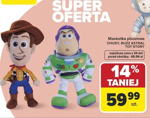 Maskotka pluszowa Toy Story promocja w Carrefour