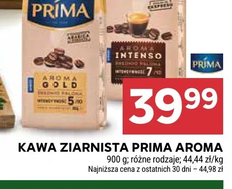 Kawa ziarnista Prima Aroma Intenso promocja w Stokrotka