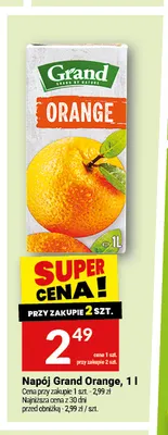 Napój Grand Orange promocja w Twój Market