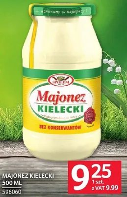 Majonez kielecki 500 ml promocja w Selgros