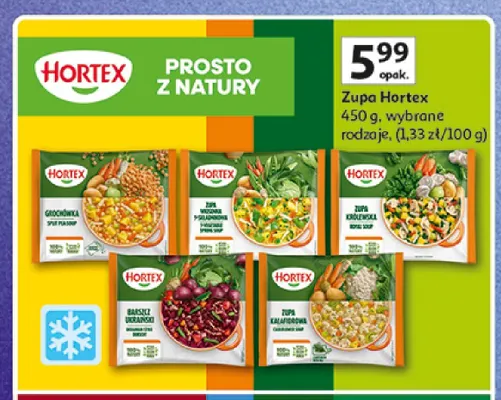 Zupa królewska Hortex promocja w Auchan