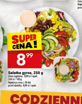 Sałatka gyros Białecki Kuchnia promocja w Twój Market