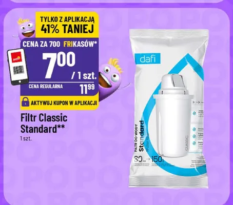 Filtr Classic Standard Dafi promocja w POLOmarket
